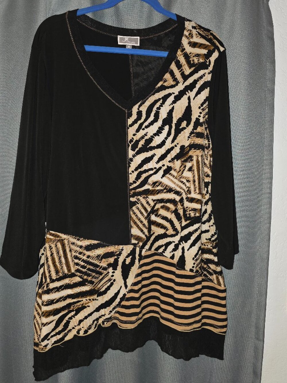 JM COLLECTION TOP #PLUS-SIZE